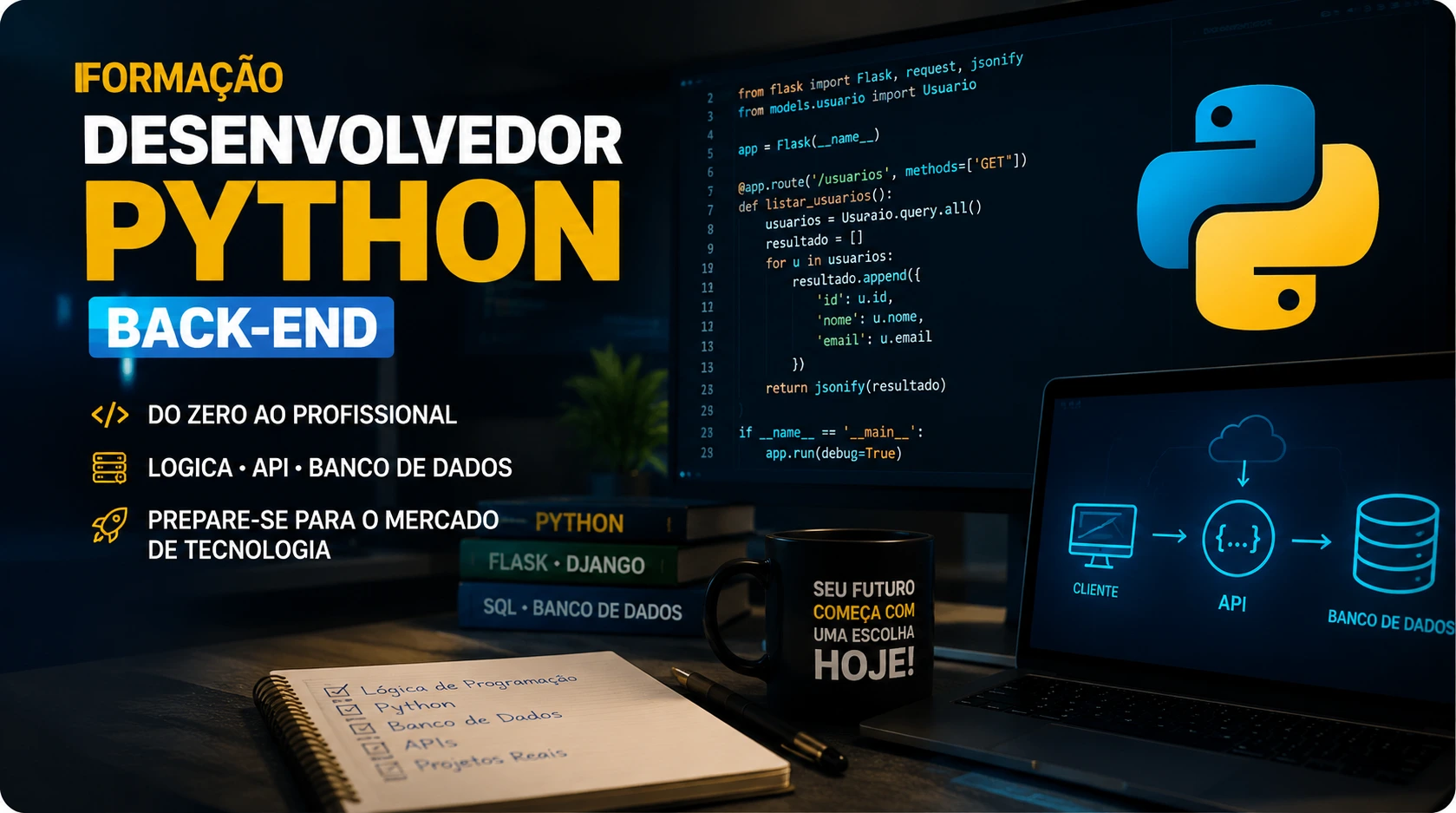 Formação Desenvolvedor Python - Back-end